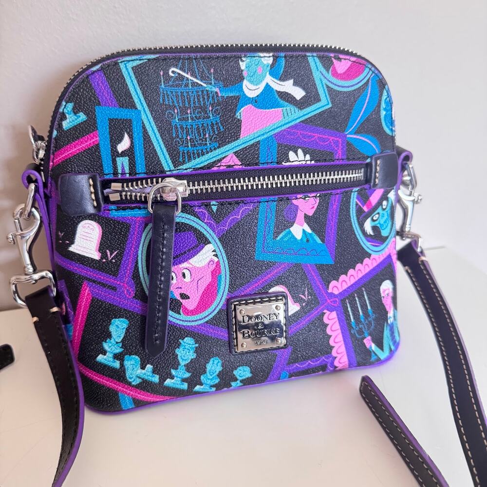 Dooney & Bourke Haunted Mansion Crossbody Bag Disney Parks Exclusive Rare Print